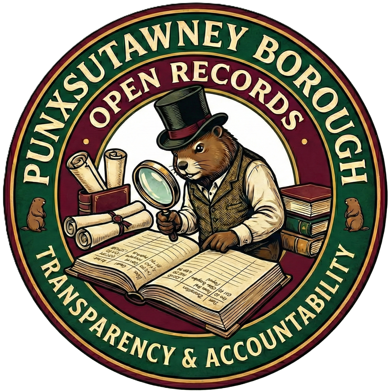 Punxsutawney Borough Open Records Logo